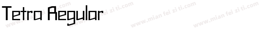 Tetra Regular字体转换